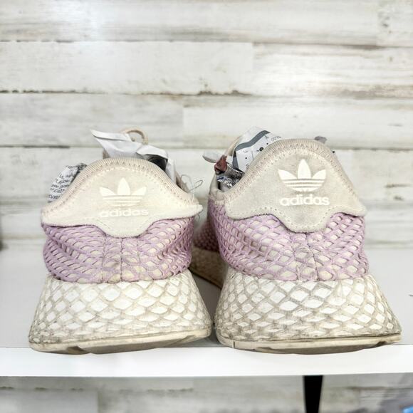 Adidas Originals Womens Deerupt Athletic Sneakers Linen Lilac Purple B37600 SZ 9 - Picture 5 of 6